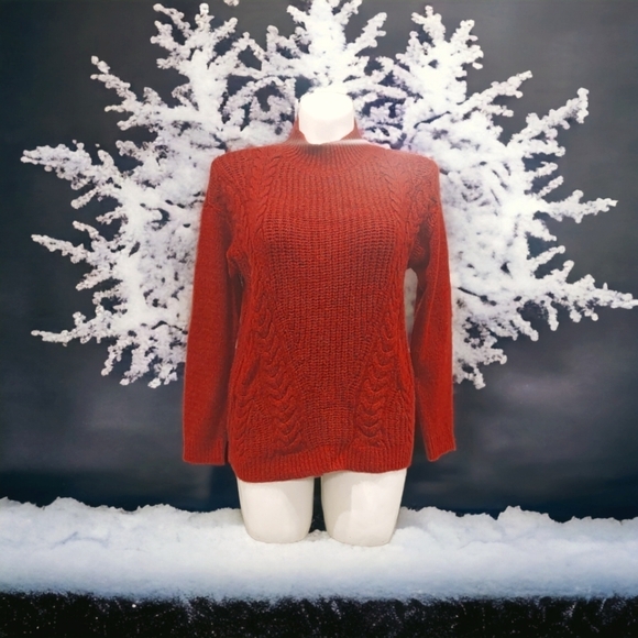 Simply Vera Vera Wang Sweaters - Simply Vera Vera Wang Cable Knit Sweater Women's Size Large